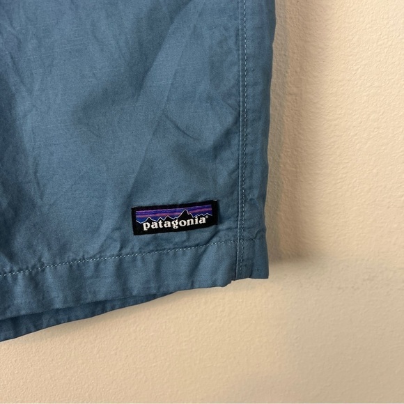 Patagonia Lightweight All-Wear Blue Hemp Shorts - Picture 3 of 7